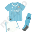 Kép 1/2 - Manchester City hazai 2023-2024 gyerek teljes szett (mez+nadrág+sportszár)