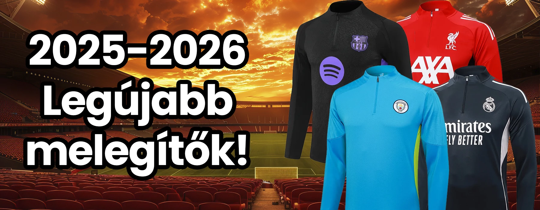 Megérkeztek a 2025/26-os melegítők 🧥⚽