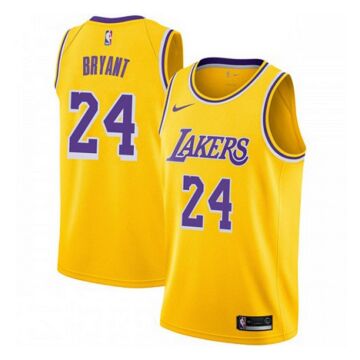 Los Angeles Lakers - Kobe Bryant - sárga kosárlabda mez