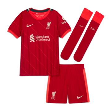 Liverpool hazai 2021-2022 szett (mez+nadrág+sportszár) - Gyerek