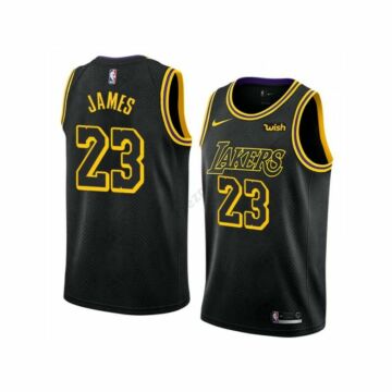 Los Angeles Lakers - LeBron James - kosárlabda fekete mez