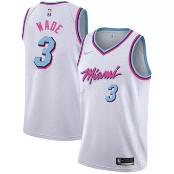 Miami Heat - Dwyane Wade - fehér kosárlabda mez