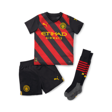 Manchester City vendég 2022-2023 szett (mez+nadrág+sportszár) - Gyerek