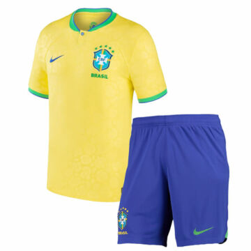 Brazil válogatott hazai 2022 VB mez + nadrág (szett) - Gyerek