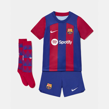 Barcelona hazai 2023-2024 gyerek teljes szett (mez+nadrág+sportszár)
