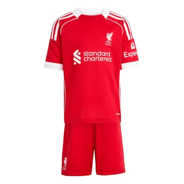 Liverpool hazai 2025-2026 gyerek szett (mez+nadrág)
