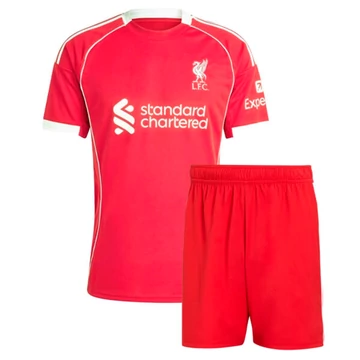 Liverpool hazai 2025-2026 gyerek szett (mez+nadrág)