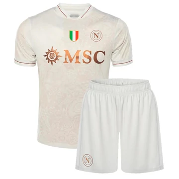 Napoli vendég 2025-2026 gyerek szett (mez+nadrág)