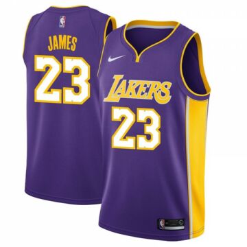 Los Angeles Lakers - LeBron James - kosárlabda mez - lila  - Férfi