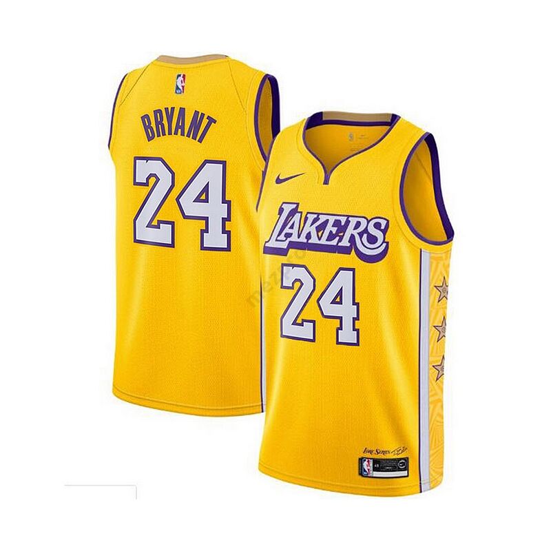 Los Angeles Lakers - Kobe Bryant - City Edition kosárlabda mez - sárga  - Férfi