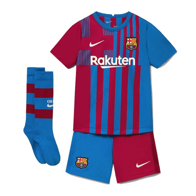Barcelona hazai 2021-2022 szett (mez+nadrág+sportszár) - Gyerek