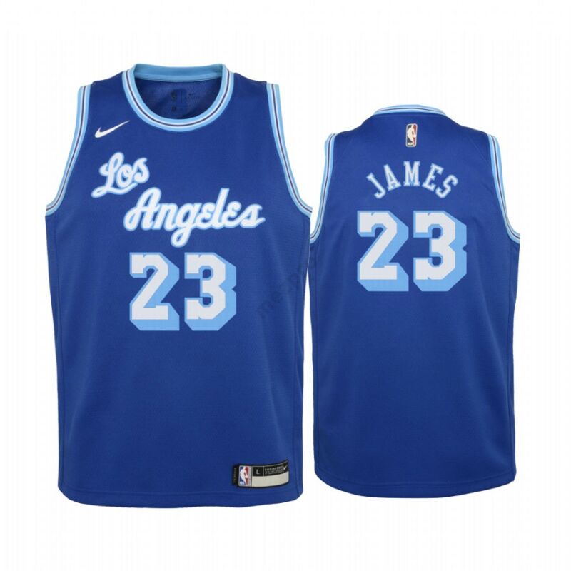 Los Angeles Lakers - LeBron James - kék 2021 kosárlabda mez