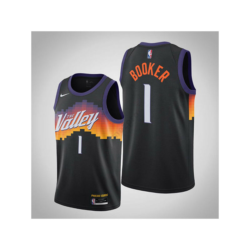 Phoenix Suns - Devin Booker - kosárlabda mez - The Valley - Fekete