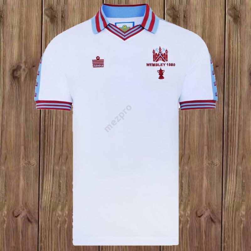 West Ham United 1980 vendég RETRÓ férfi mez