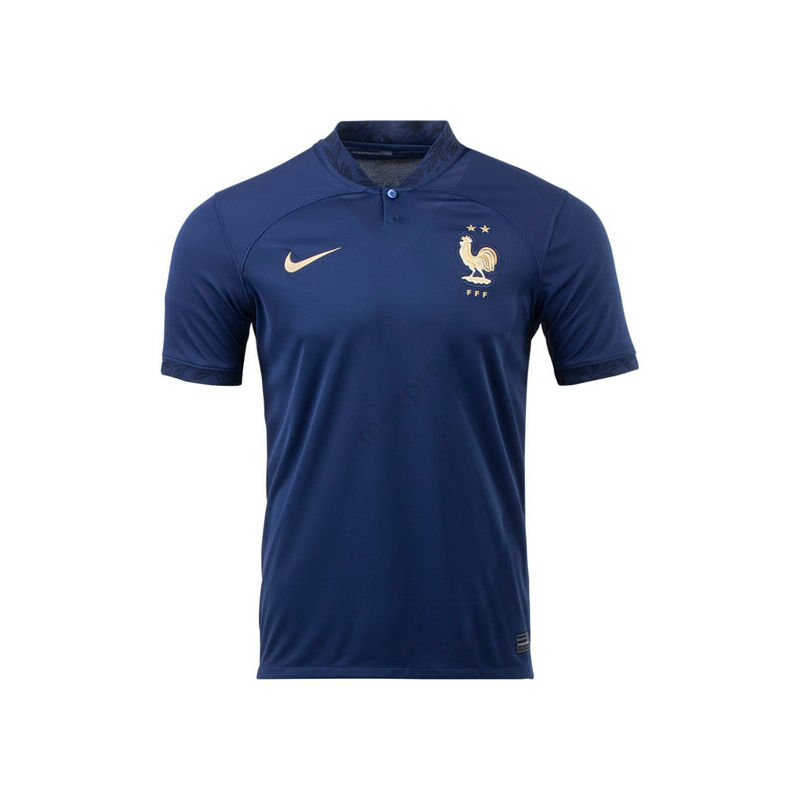 Francia válogatott hazai 2022 VB férfi mez