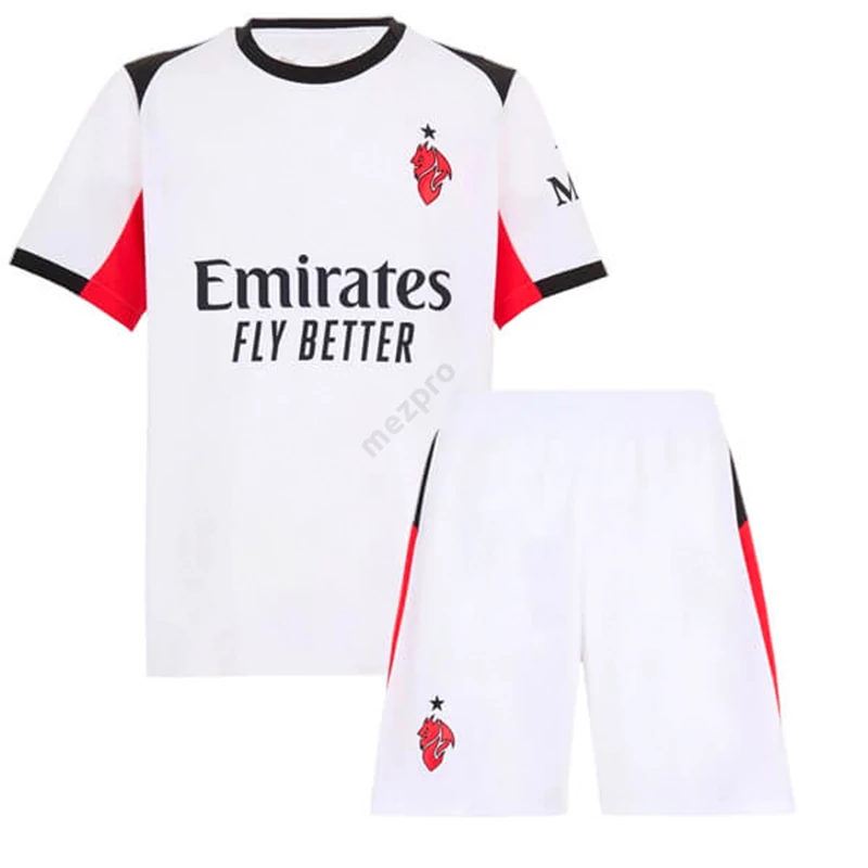 AC Milan vendég 2025-2026 gyerek szett (mez+nadrág)