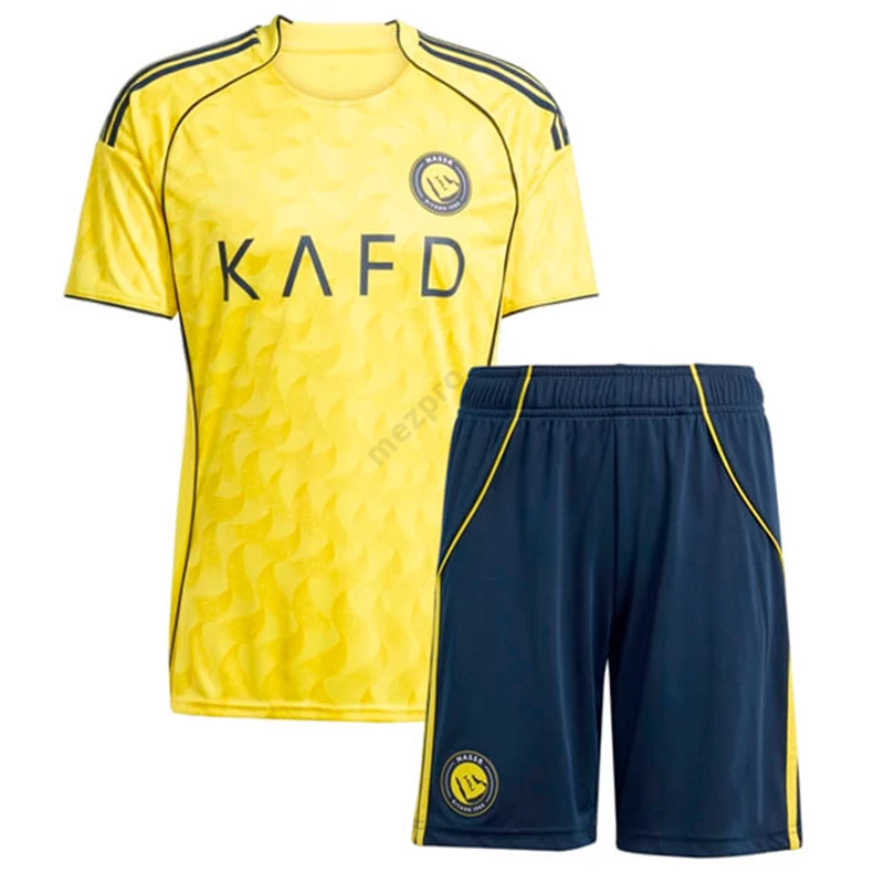 Al-Nassr hazai 2025-2026 gyerek szett (mez+nadrág)