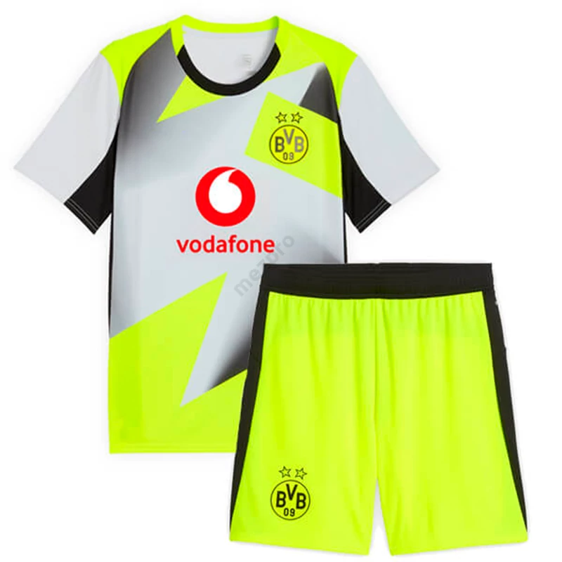 Borussia Dortmund vendég 2025-2026 gyerek szett (mez+nadrág)