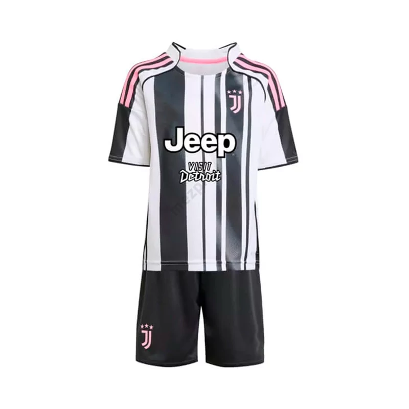 Juventus hazai 2025-2026 gyerek szett (mez+nadrág)