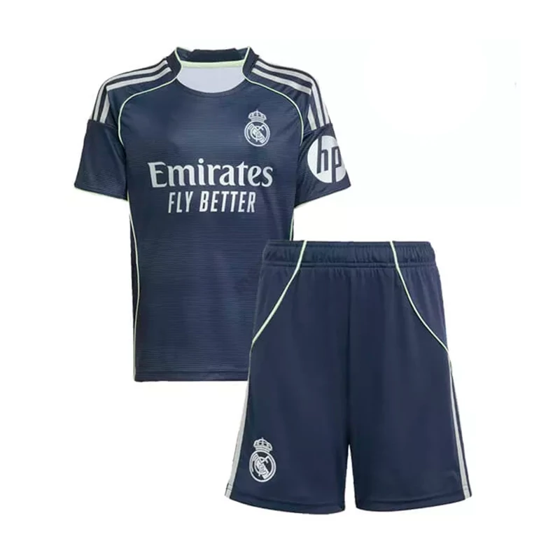 Real Madrid vendég 2025-2026 gyerek szett (mez+nadrág)