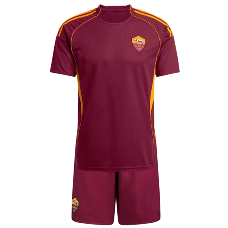 AS Roma hazai 2025-2026 gyerek szett (mez+nadrág)