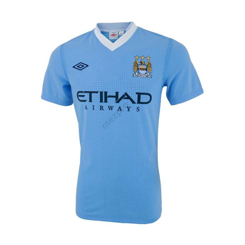 Manchester City 2011-2012 hazai rövid ujjú RETRÓ mez - Férfi
